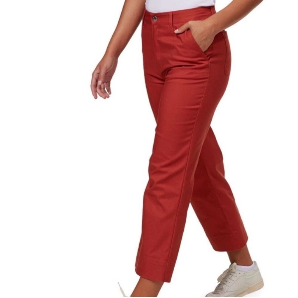 Backcountry Timber Cove Cropped Pant | Size 4 | Burnt Rust Red Orange | Like New